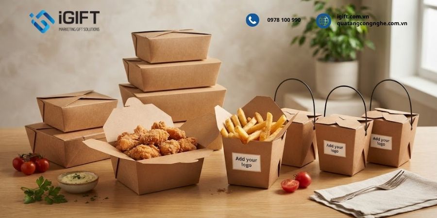 Giải pháp bao bì thức ăn nhanh toàn diện: Tiết kiệm chi phí, nâng tầm thương hiệu 2 hop-giay-kraft-carton-dung-thuc-an-nhanh