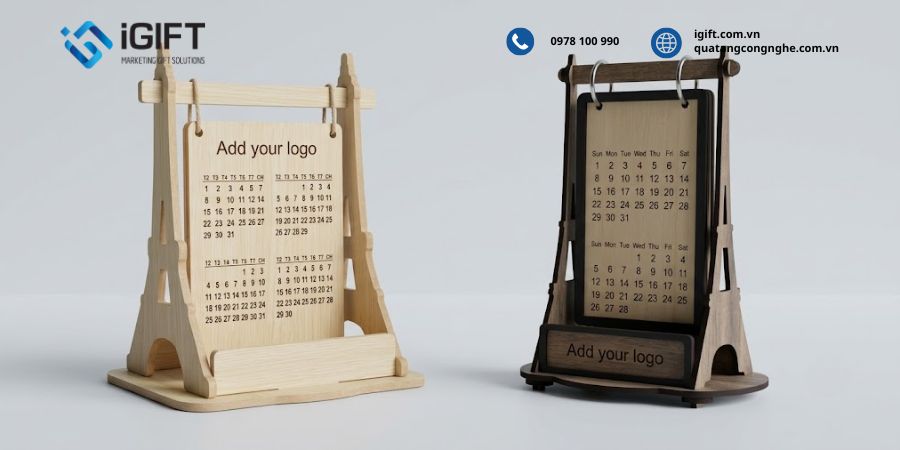 Lịch gỗ để bàn 2027 - Mẫu đẹp, sang trọng cho quà tặng doanh nghiệp 6 cac-mau-lich-go-de-ban-dep-4