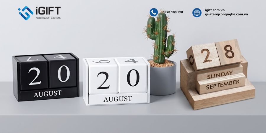 Lịch gỗ để bàn 2027 - Mẫu đẹp, sang trọng cho quà tặng doanh nghiệp 7 cac-mau-lich-go-de-ban-dep-5