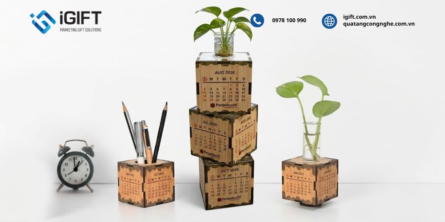 Lịch gỗ để bàn 2027 - Mẫu đẹp, sang trọng cho quà tặng doanh nghiệp 9 cac-mau-lich-go-de-ban-dep-7