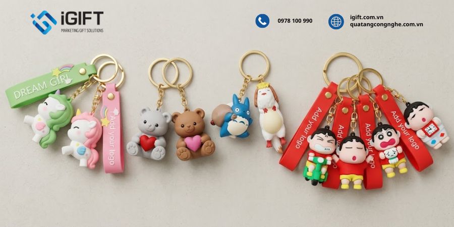 Móc khóa 3D theo yêu cầu: Giải pháp quà tặng thương hiệu sống động, đáng nhớ 6 ung-dung-cua-moc-khoa-3d