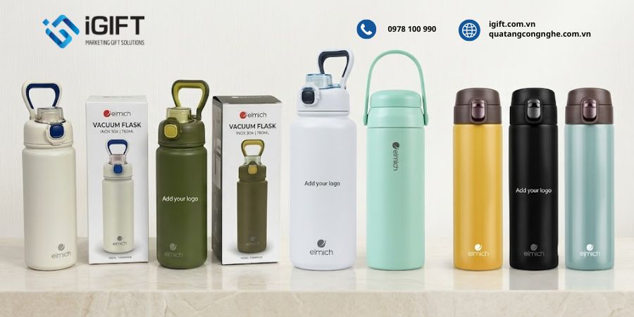 Bình giữ nhiệt Elmich: Nguồn gốc, đánh giá chất lượng, giá và dịch vụ in logo 1 binh-giu-nhiet-elmich-cua-nuoc-nao