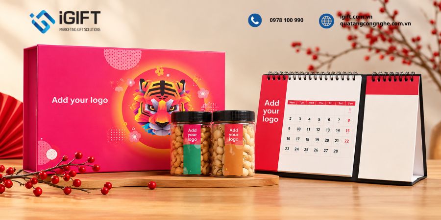 In lịch để bàn chữ A giá xưởng, tùy chỉnh thiết kế cho doanh nghiệp 16 bo-qua-tang-tet-dong-bo-ket-hop-lich-chu-a-4