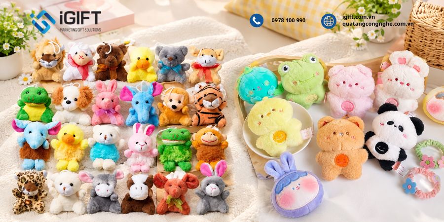 Móc khóa gấu bông cute, giá rẻ - Đặt sản xuất theo yêu cầu 3 cac-kieu-moc-khoa-gau-bong-2