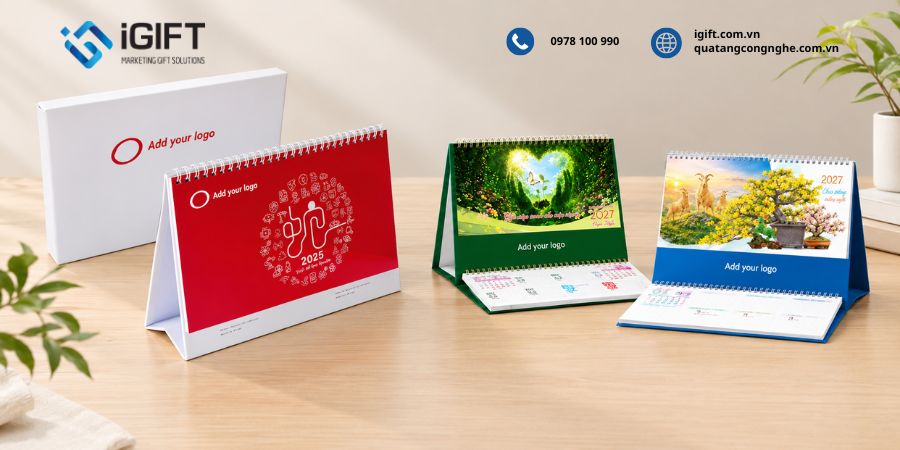 Lịch để bàn chữ A và chữ M khác nhau thế nào? Doanh nghiệp nên chọn loại nào? 4 chon-lich-de-ban-chu-a-va-chu-m