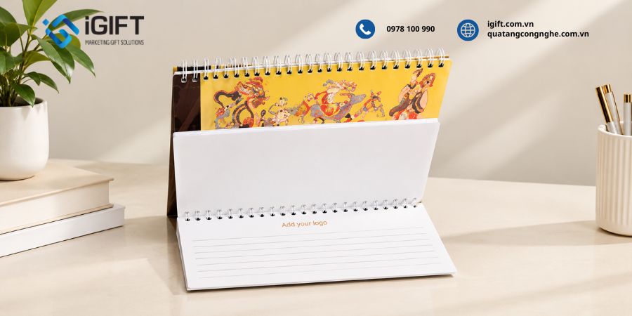 Lịch để bàn chữ A và chữ M khác nhau thế nào? Doanh nghiệp nên chọn loại nào? 2 lich-de-ban-chu-m-la-gi