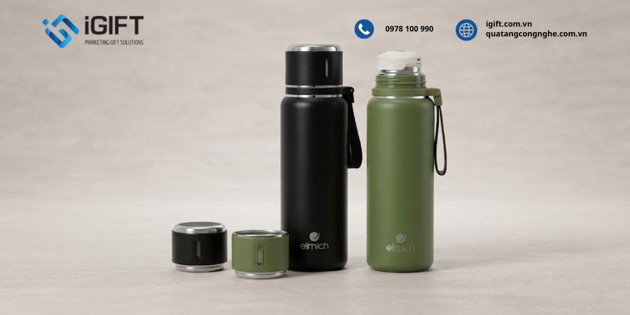 Bình giữ nhiệt Elmich: Nguồn gốc, đánh giá chất lượng, giá và dịch vụ in logo 4 mau-binh-giu-nhiet-elmich-2
