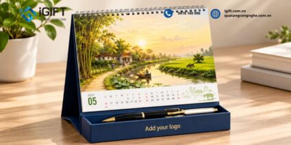 In lịch để bàn chữ A giá xưởng, tùy chỉnh thiết kế cho doanh nghiệp 8 mau-lich-de-ban-chu-a-4
