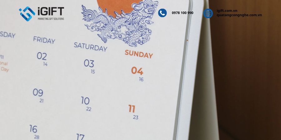 In lịch để bàn chữ A giá xưởng, tùy chỉnh thiết kế cho doanh nghiệp 12 mau-lich-de-ban-chu-a-8