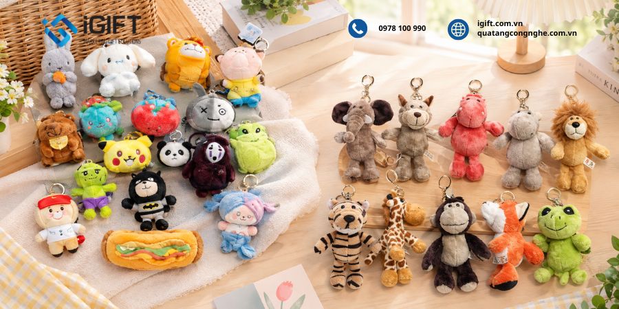 Móc khóa gấu bông cute, giá rẻ - Đặt sản xuất theo yêu cầu 5 mua-moc-khoa-gau-bong-gia-re